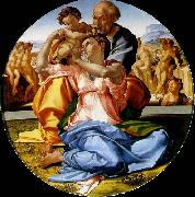 Michelangelo Buonarroti The Holy Family with the infant St. John the Baptist china oil painting artist
